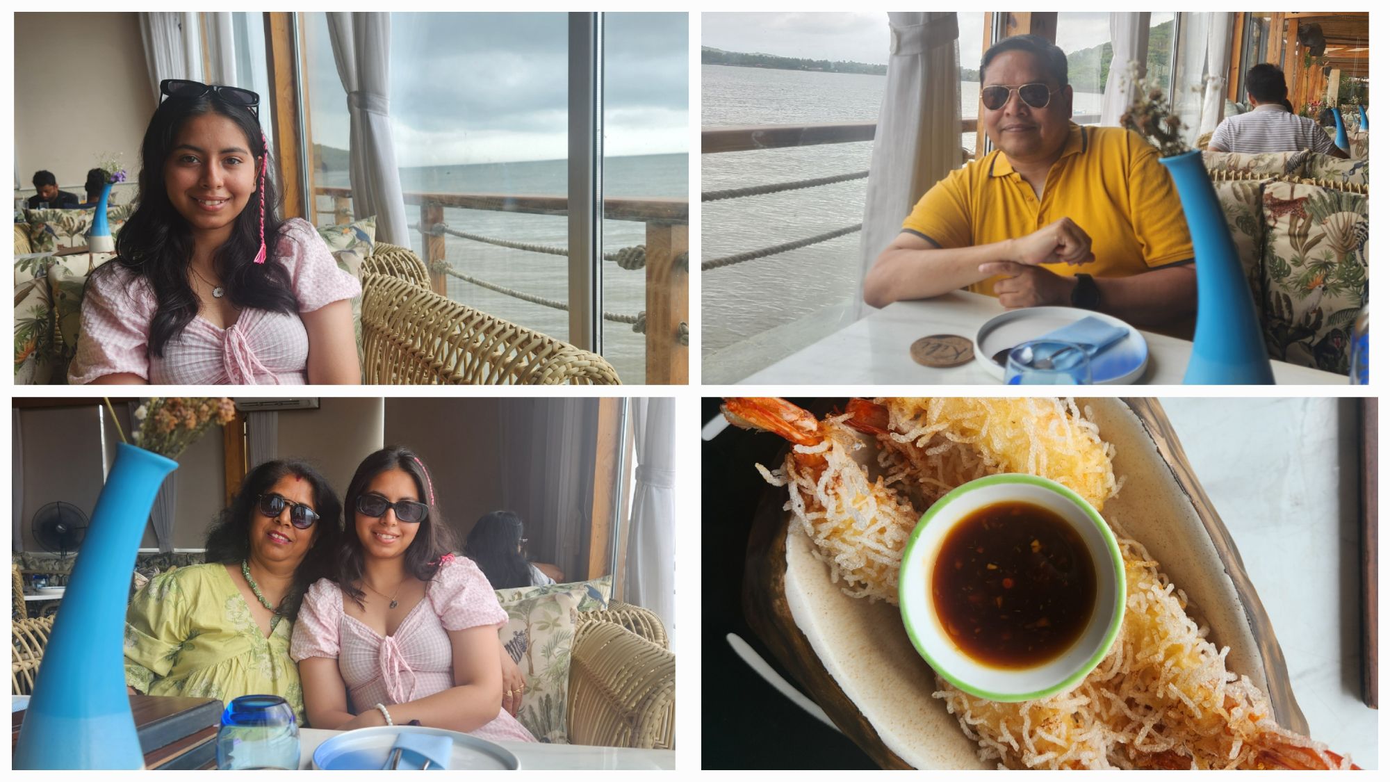 image of family at Goa beach